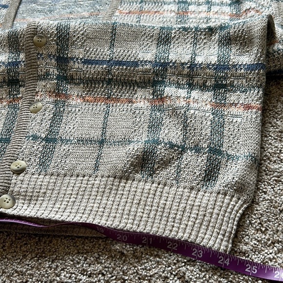 Cardigan button Vneck long sleeve Giorgio Di Firenze made in Italy sz XXL - Picture 5 of 9